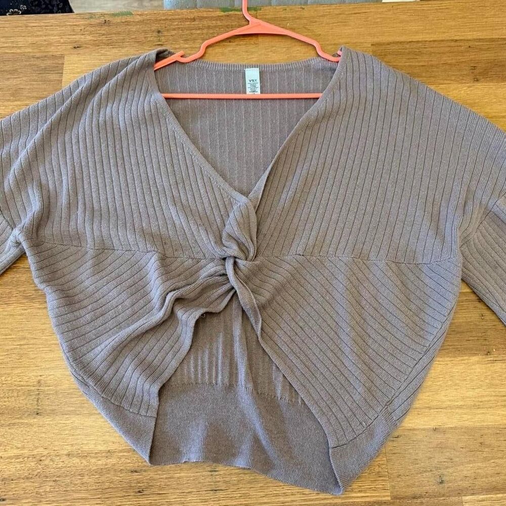 Victoria-s-secret Women's Grey and Purple Jumper
